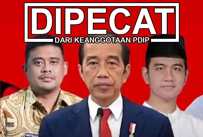 Jokowi dipecat dari PDIP